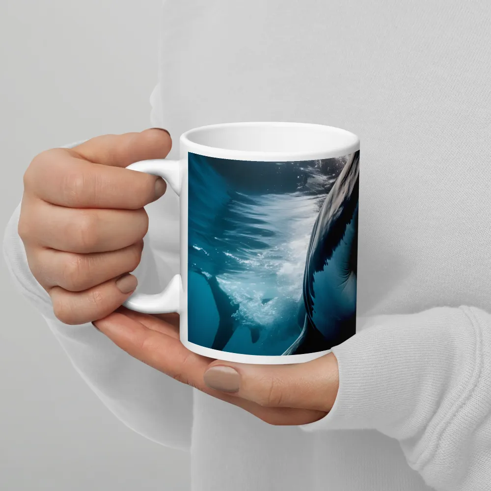 Majesty of the Ocean: The Great White Shark | Mugs | Multiple Sizes & Colors