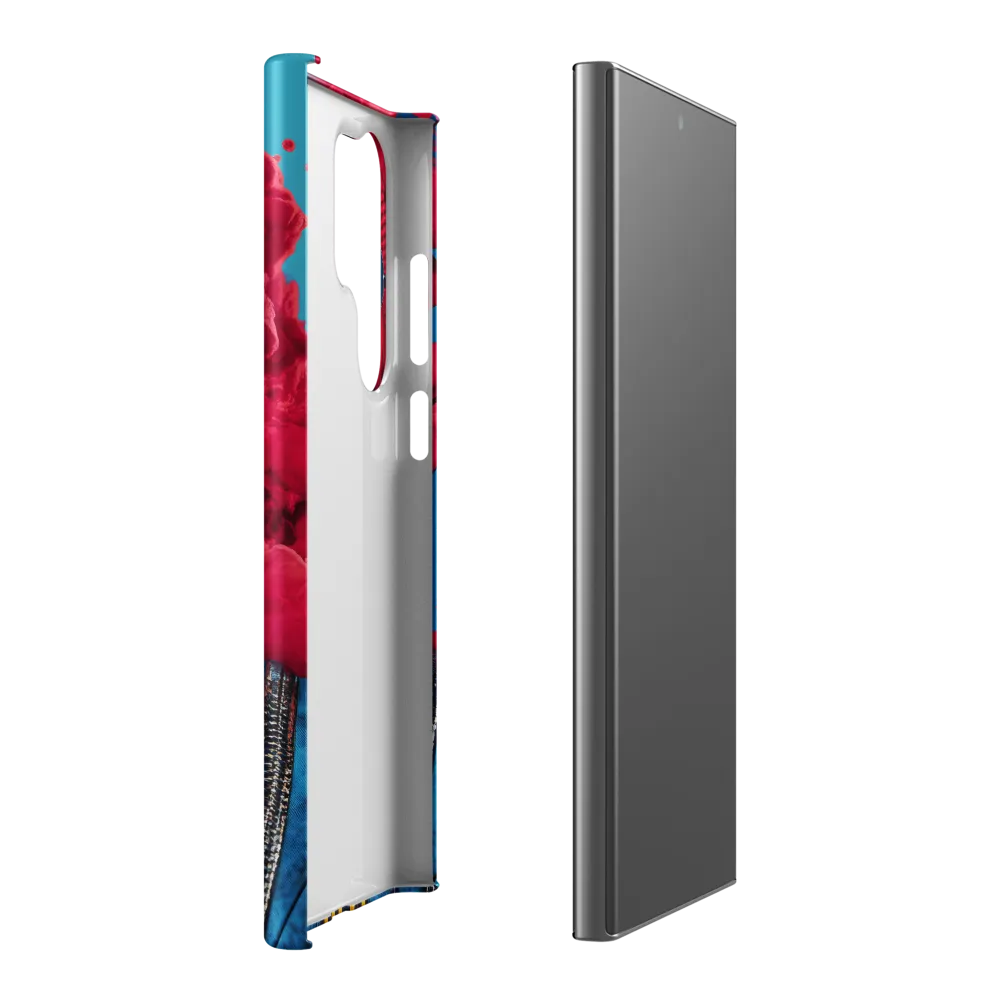 Bold Elegance in Digital Fashion | Phone Case |  S23 Ultra | Snap Case | Matte