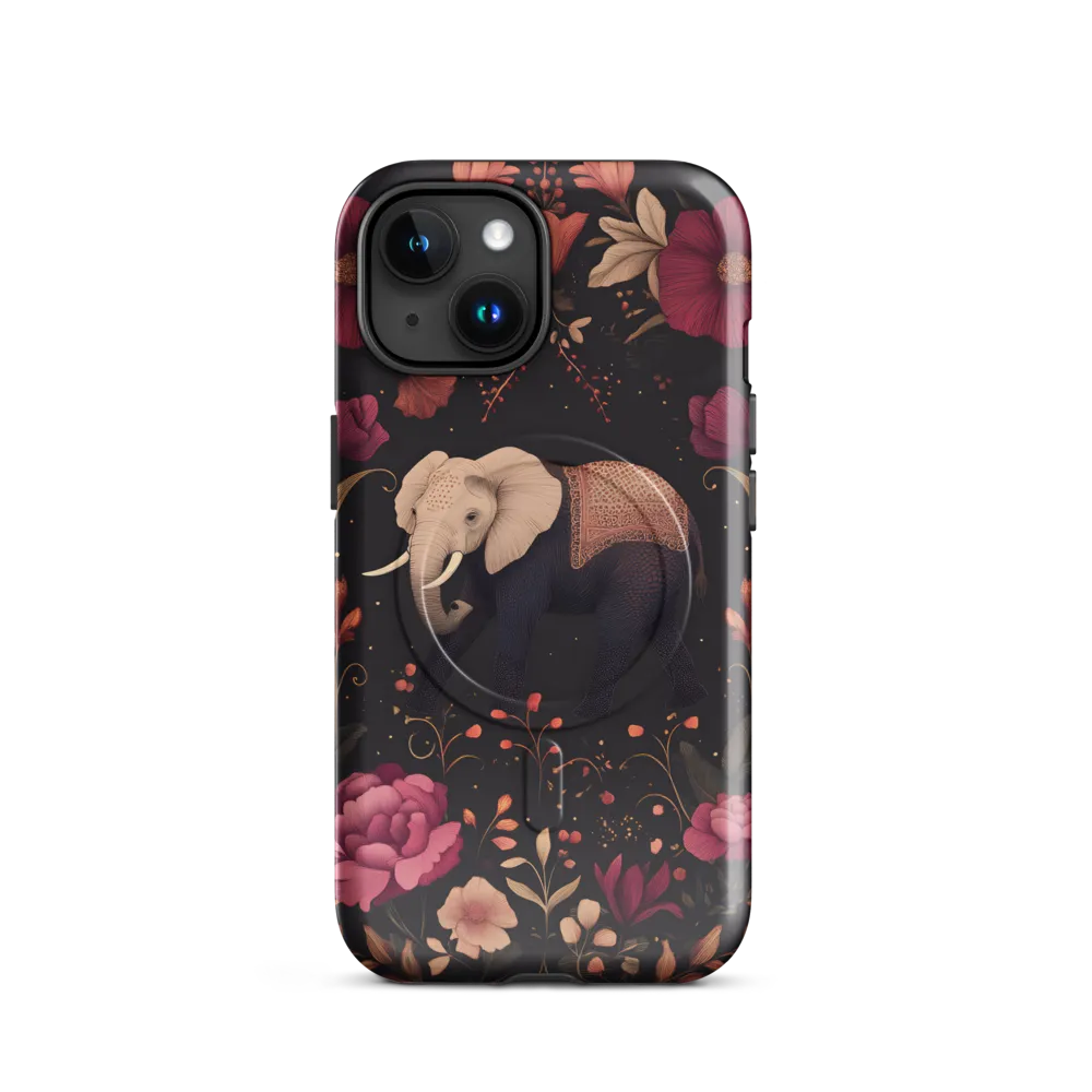 Whispers of the Wild: Elephants and Blooms