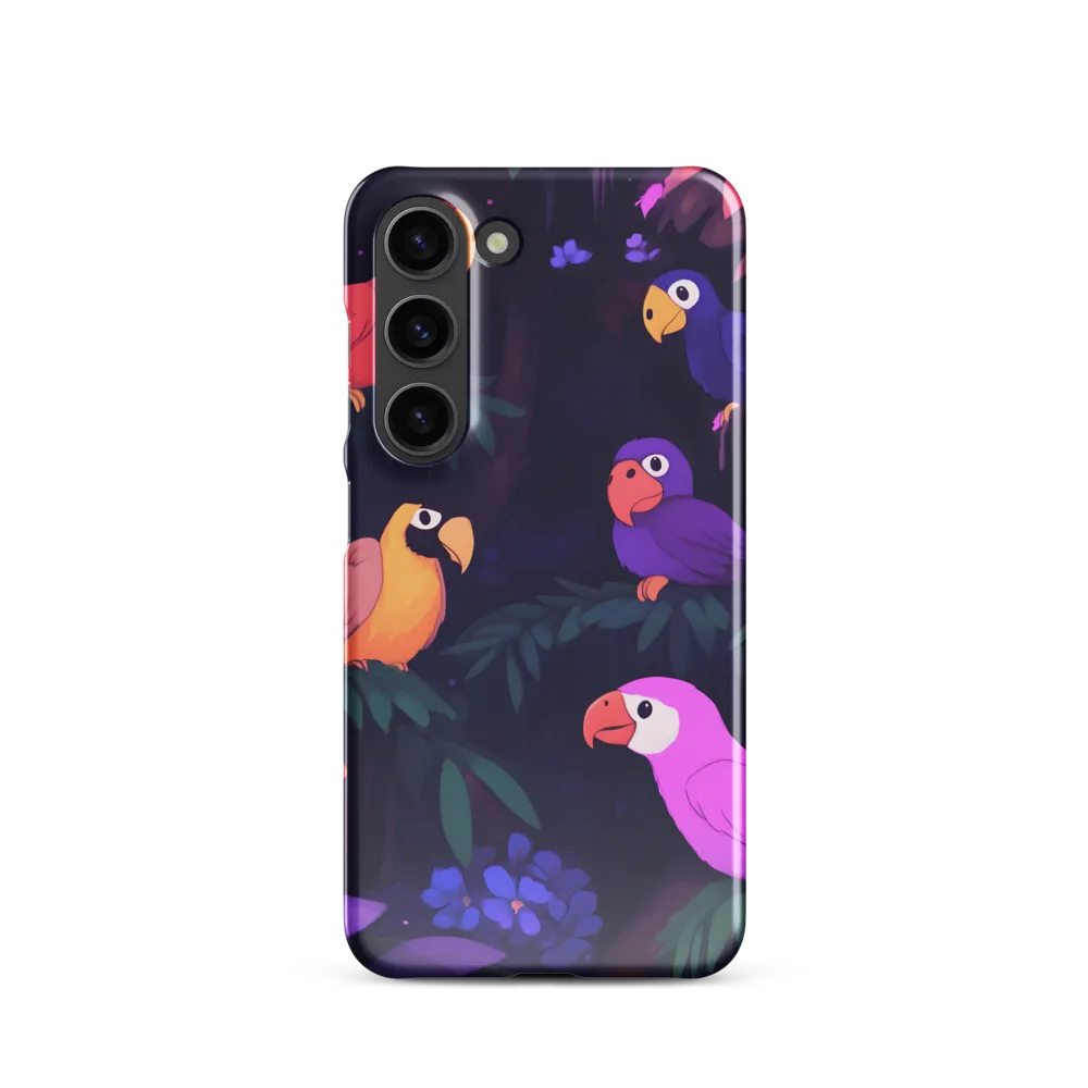 Tropical Parrot Playground | Phone Case |  S23 | Snap Case | Glossy