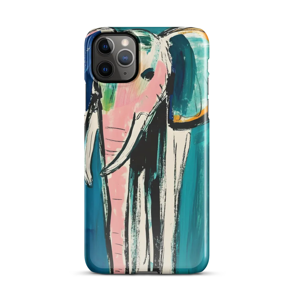 Whimsical Majesty: The Elephant in Color | Phone Case |  11 Pro Max | Snap Case | Glossy