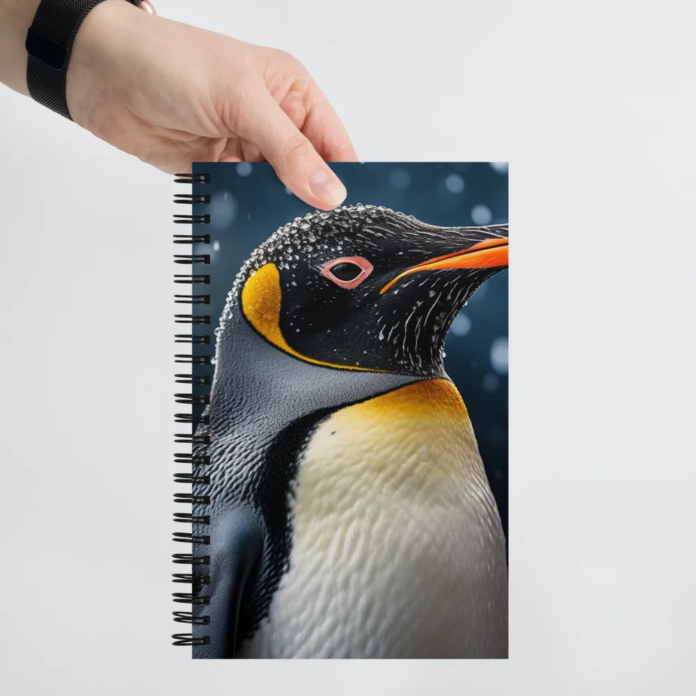 Majesty in the Snow: A Portrait of the Emperor Penguin | Spiral Notebook