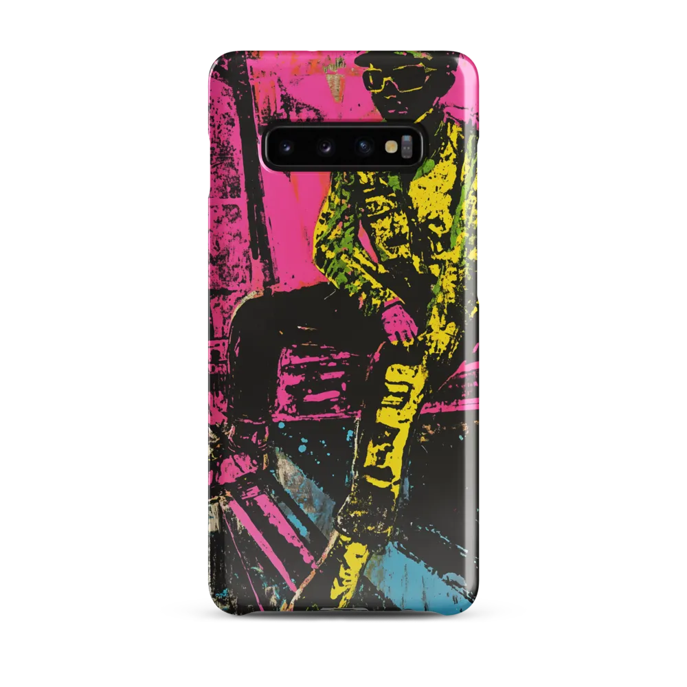 Neon Reflections | Phone Case |  S10 Plus | Snap Case | Glossy