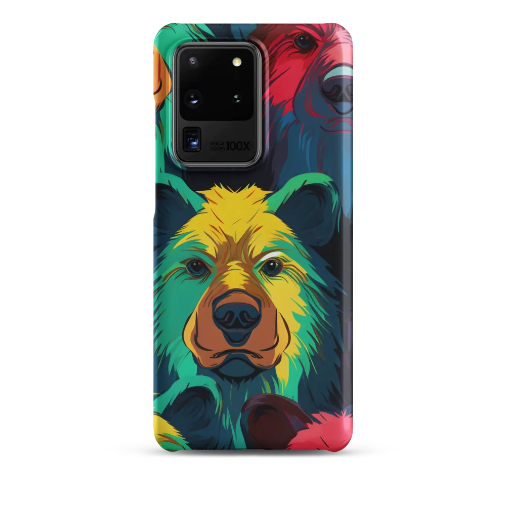 The Colorful Essence of Bears | Phone Case |  S20 Ultra | Snap Case | Matte