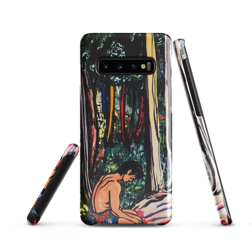 Contemplation in Nature | Phone Case |  S10 | Snap Case | Glossy