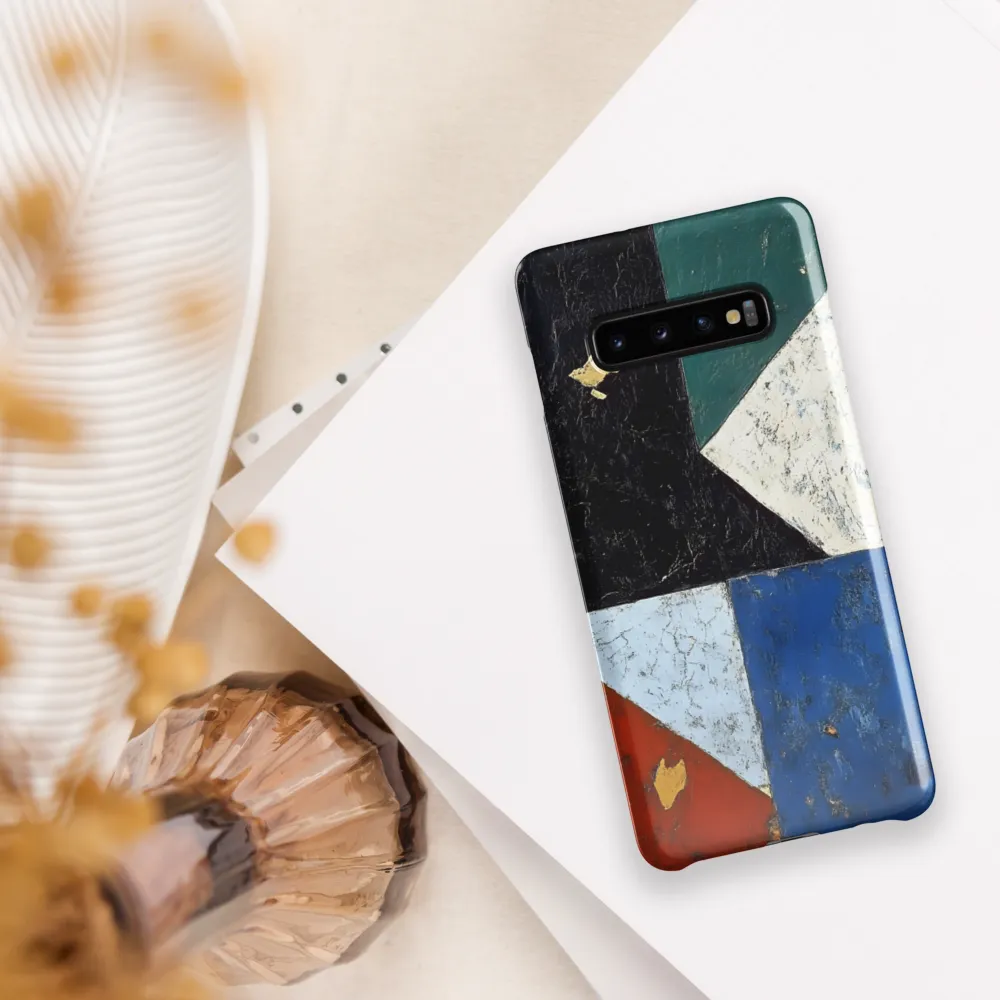 Geometric Tension: An Abstract Exploration | Phone Case |  S10 Plus | Snap Case | Glossy