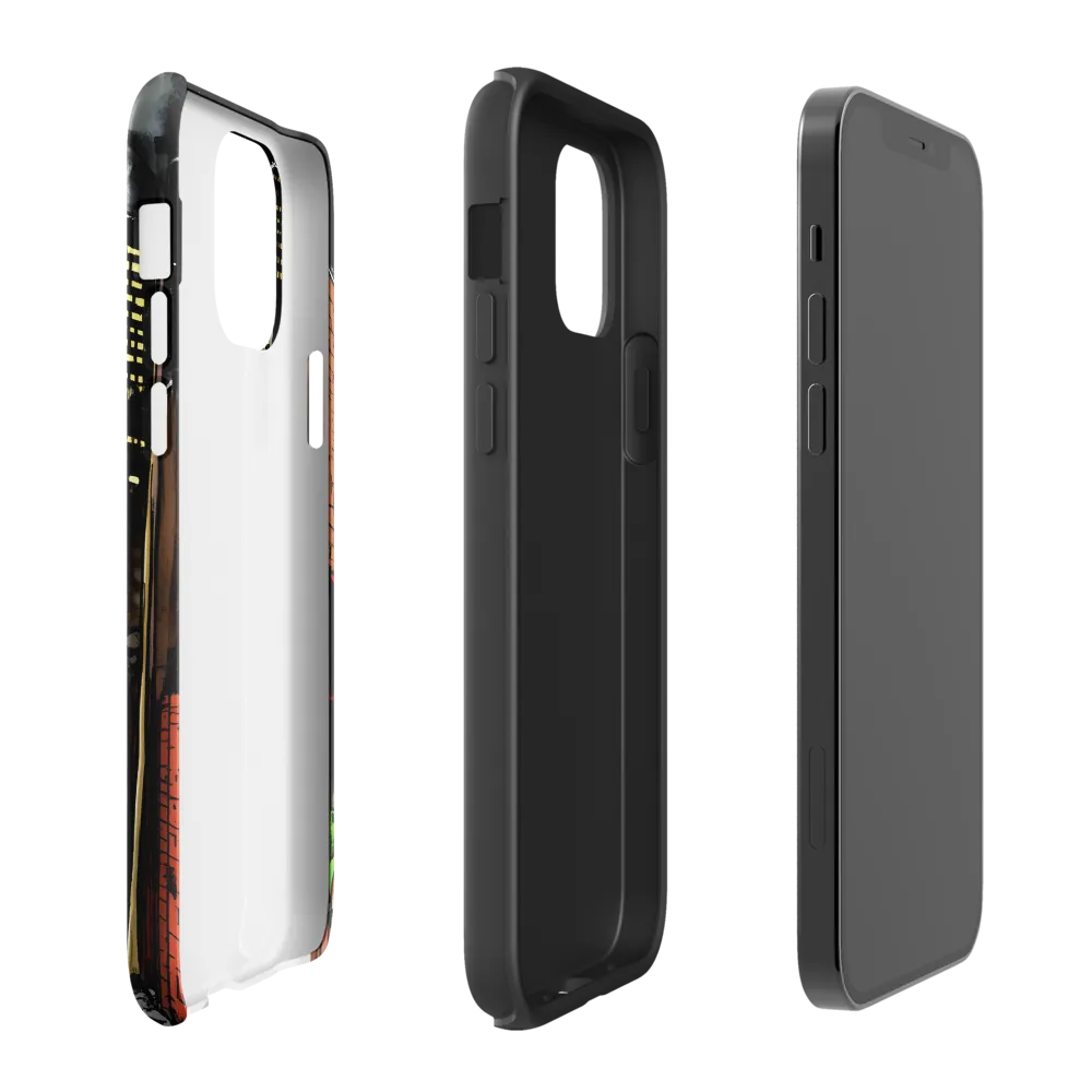 Nocturnal Cityscape: The Hidden Alley | Phone Case |  12 | Tough Case | Glossy