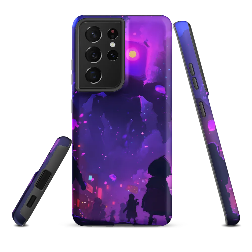 Awakening of the Neon Guardian | Phone Case |  S21 Ultra | Tough Case | Matte