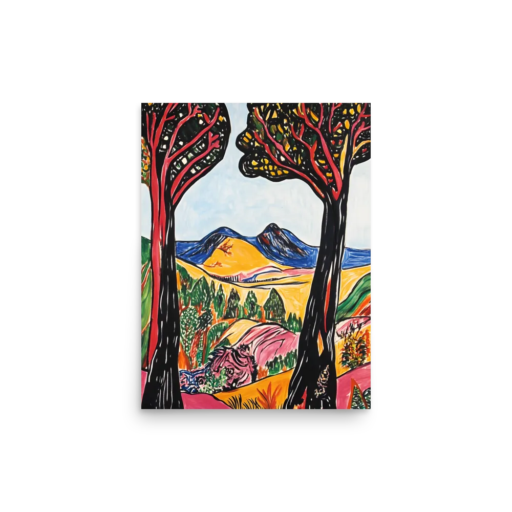 Vibrant Nature's Embrace | Poster | 12″×16″