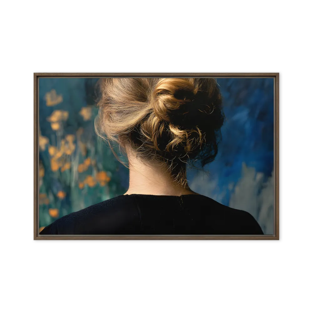 Whispers of Tranquility | Canvas with Brown Frame | 20″×30″