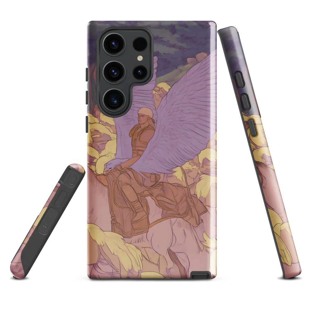 The Winged Guardian | Phone Case |  S23 Ultra | Tough Case | Glossy