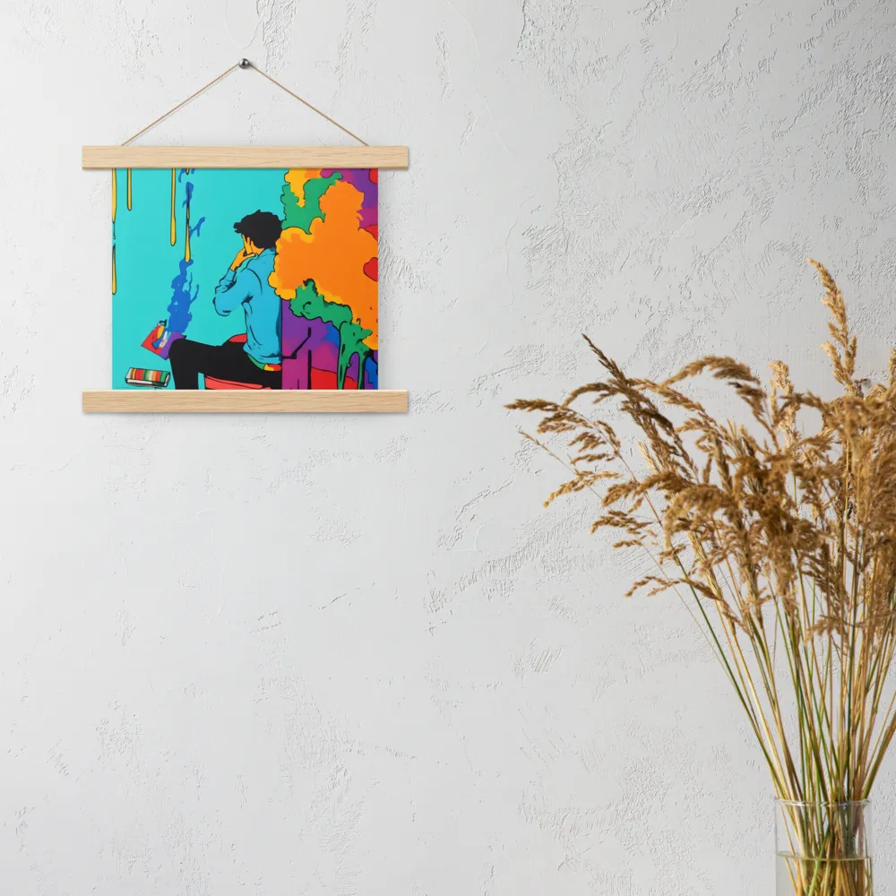 The Artist Within | Poster With Oak Wood Hanger | 10″×10″