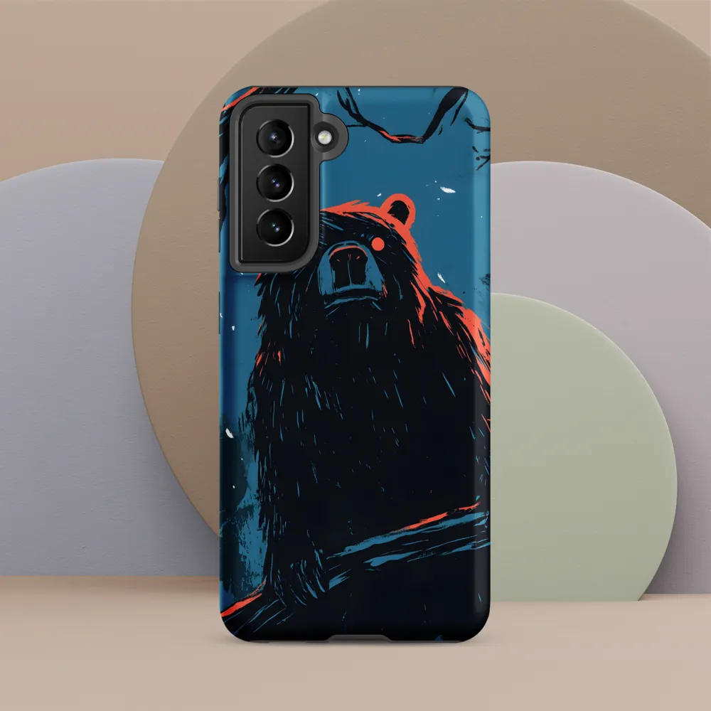 Eerie Majesty: A Bear in the Night