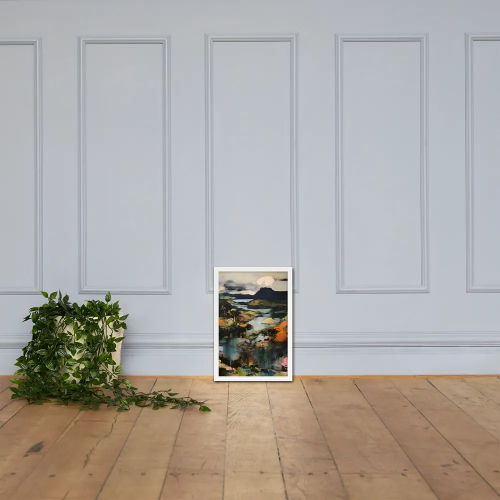 Harmony of Nature: An Abstract Journey | Poster with White Frame | 12″×18″
