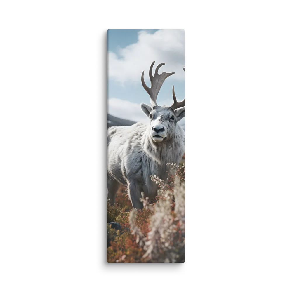 Majestic Harmony: The Reindeer in Nature | Canvas | 20″×60″