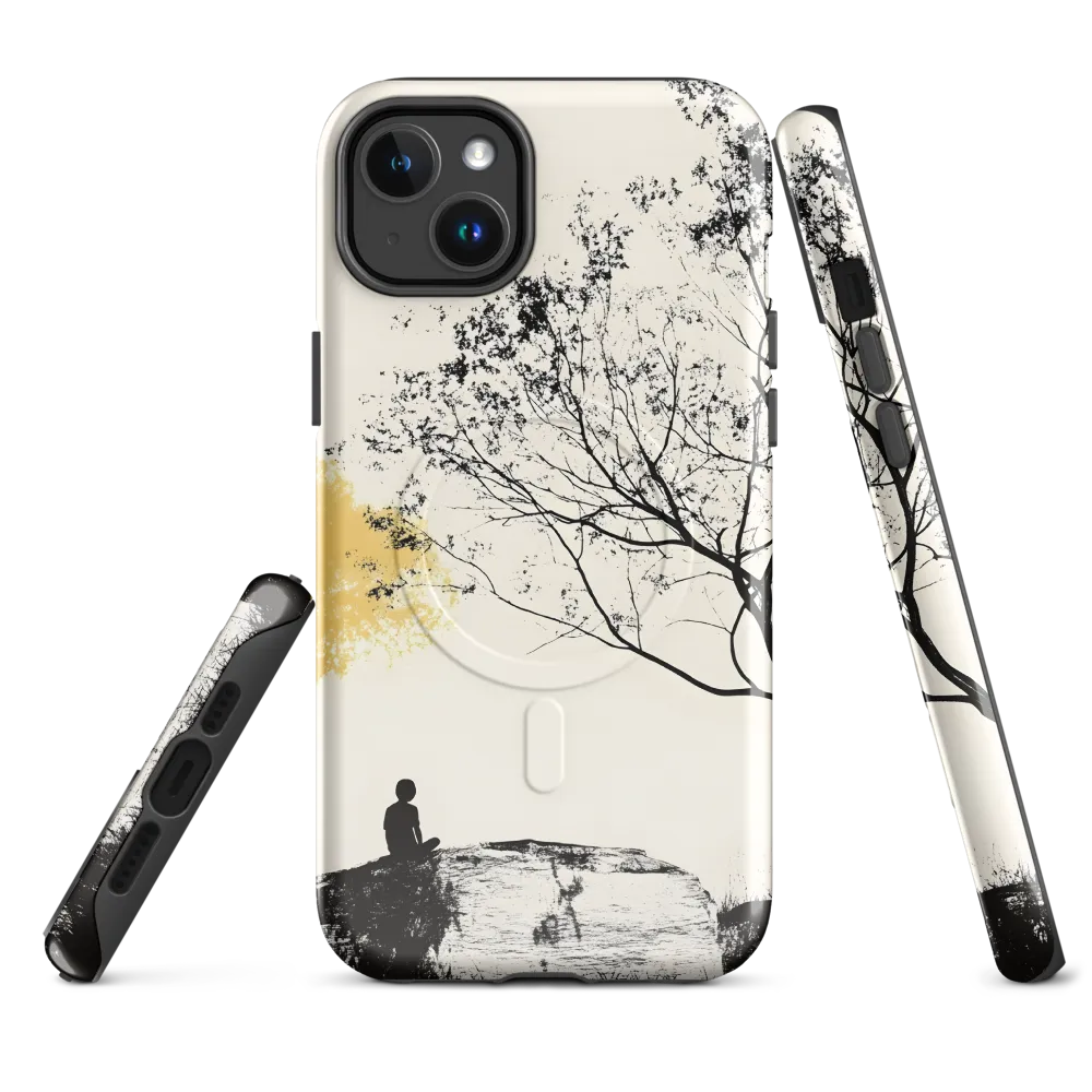 Whispers of Solitude | Phone Case |  14 Plus | MagSafe® Tough Case | Glossy
