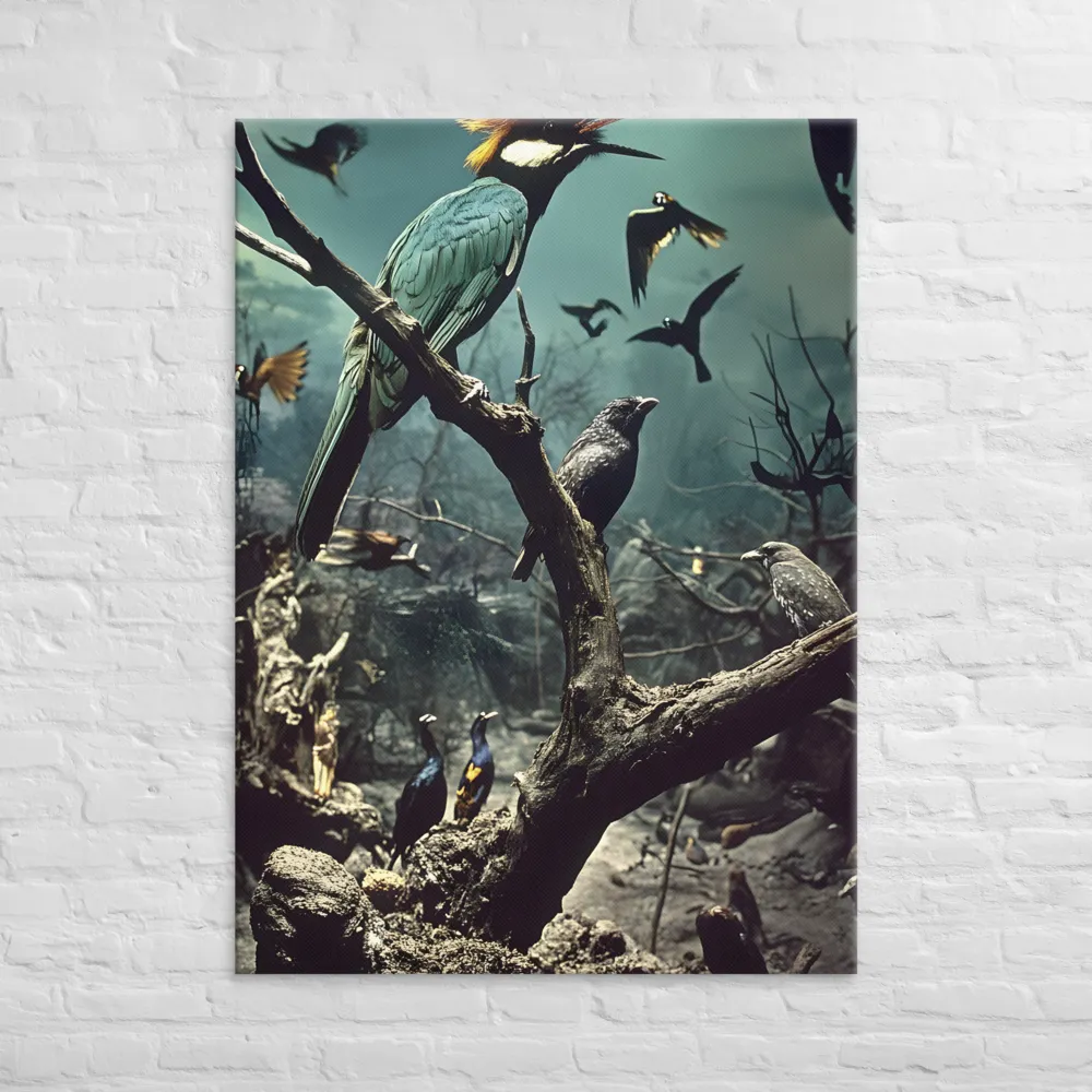 Whispers of the Avian Realm | Canvas | 40″×55″