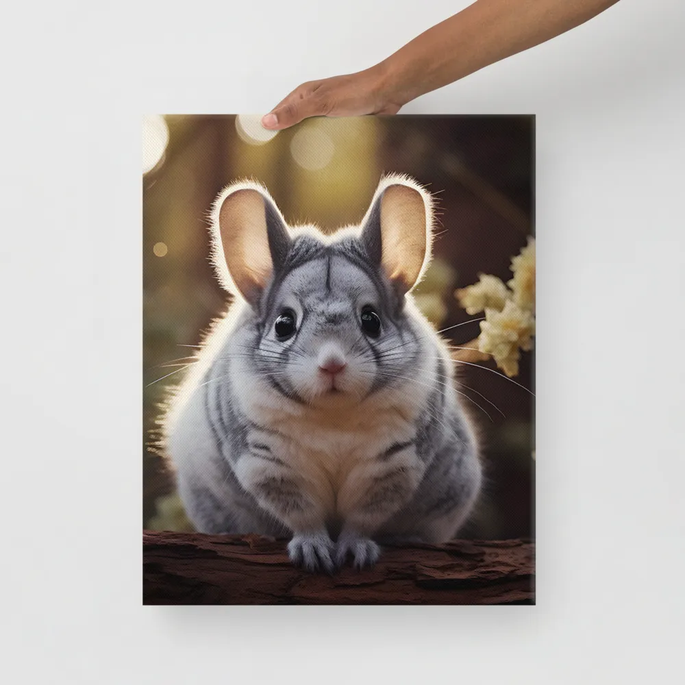 Curious Chinchilla in the Forest
