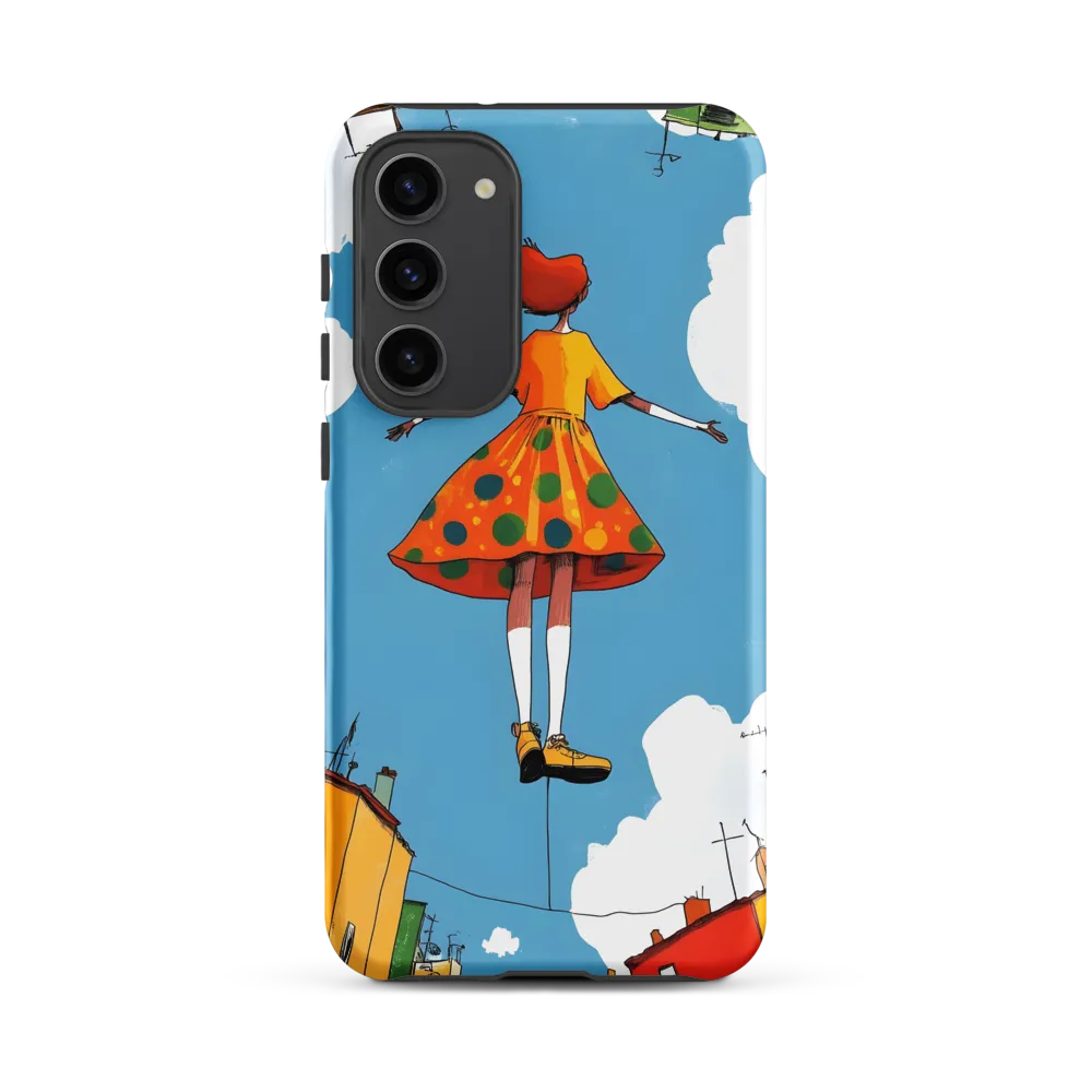 Floating Dreams in a Colorful Sky