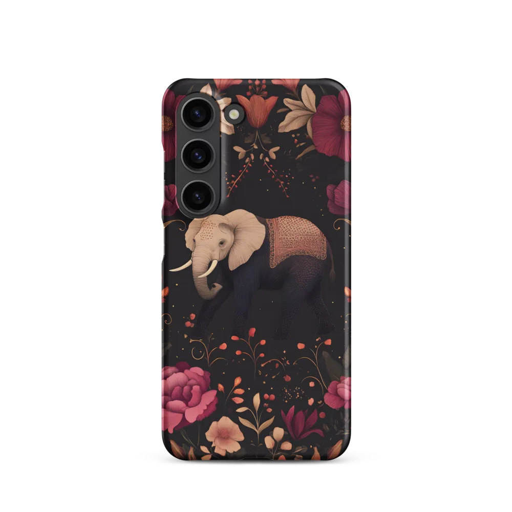 Whispers of the Wild: Elephants and Blooms