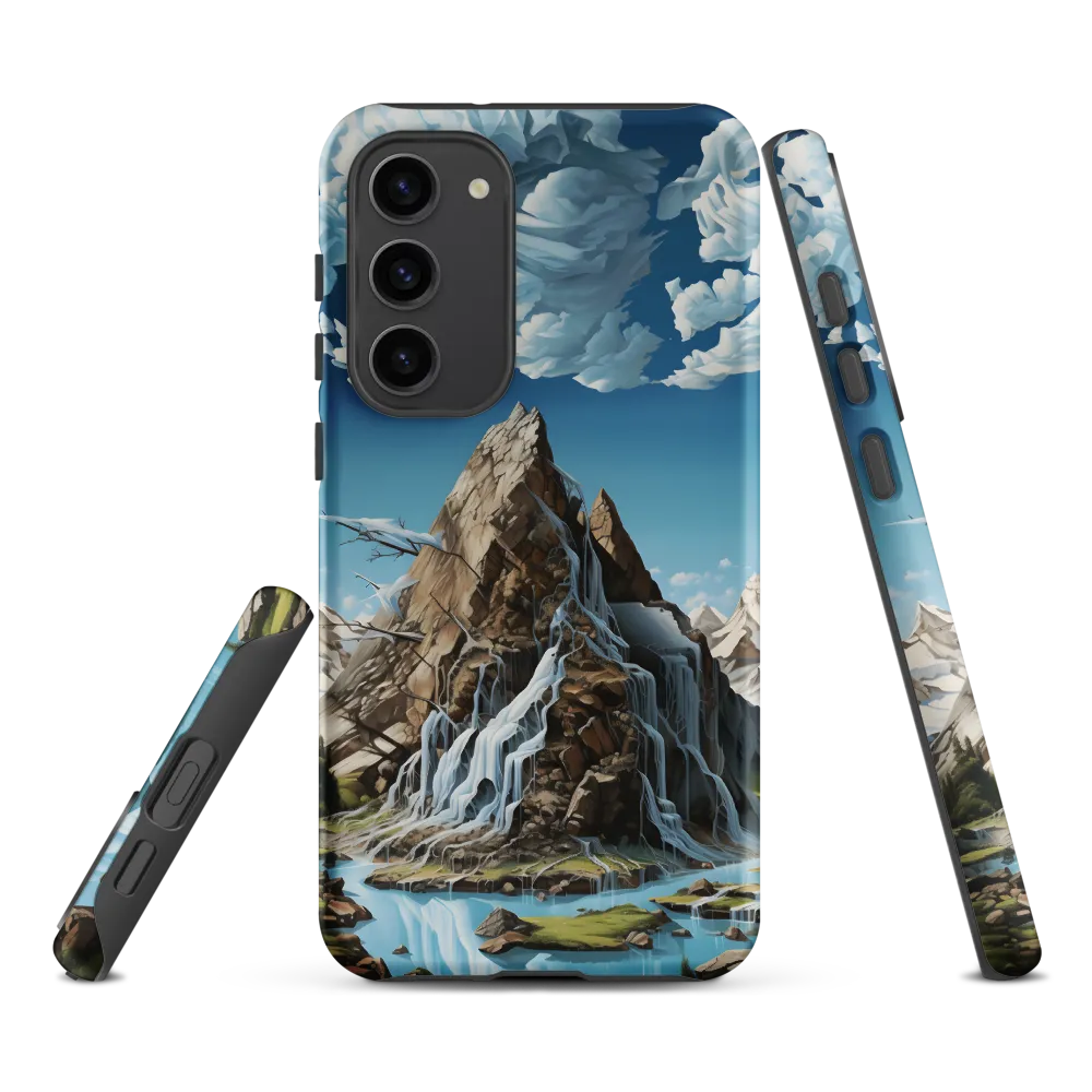 Majestic Cascade: A Mountain Masterpiece