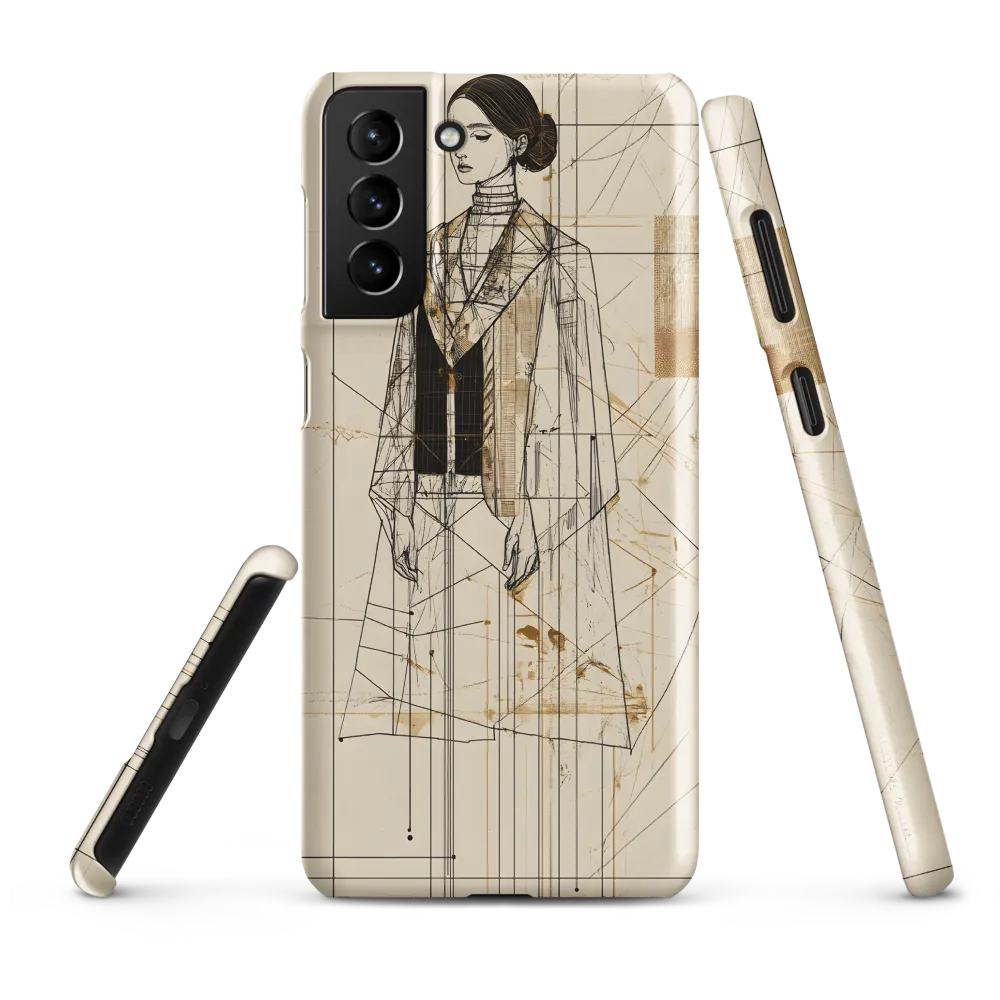 Elegance in Lines | Phone Case |  S21 Plus | Snap Case | Matte