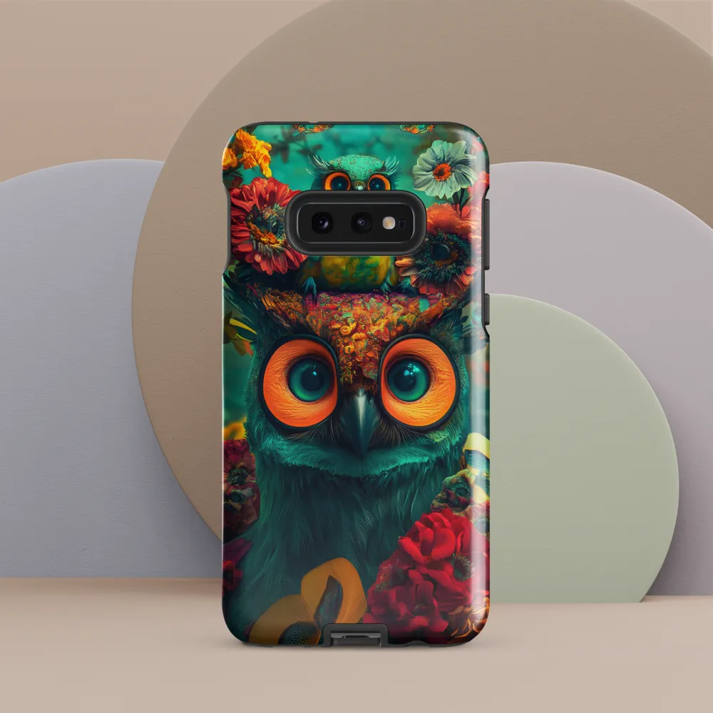 Majestic Harmony: The Floral Owl