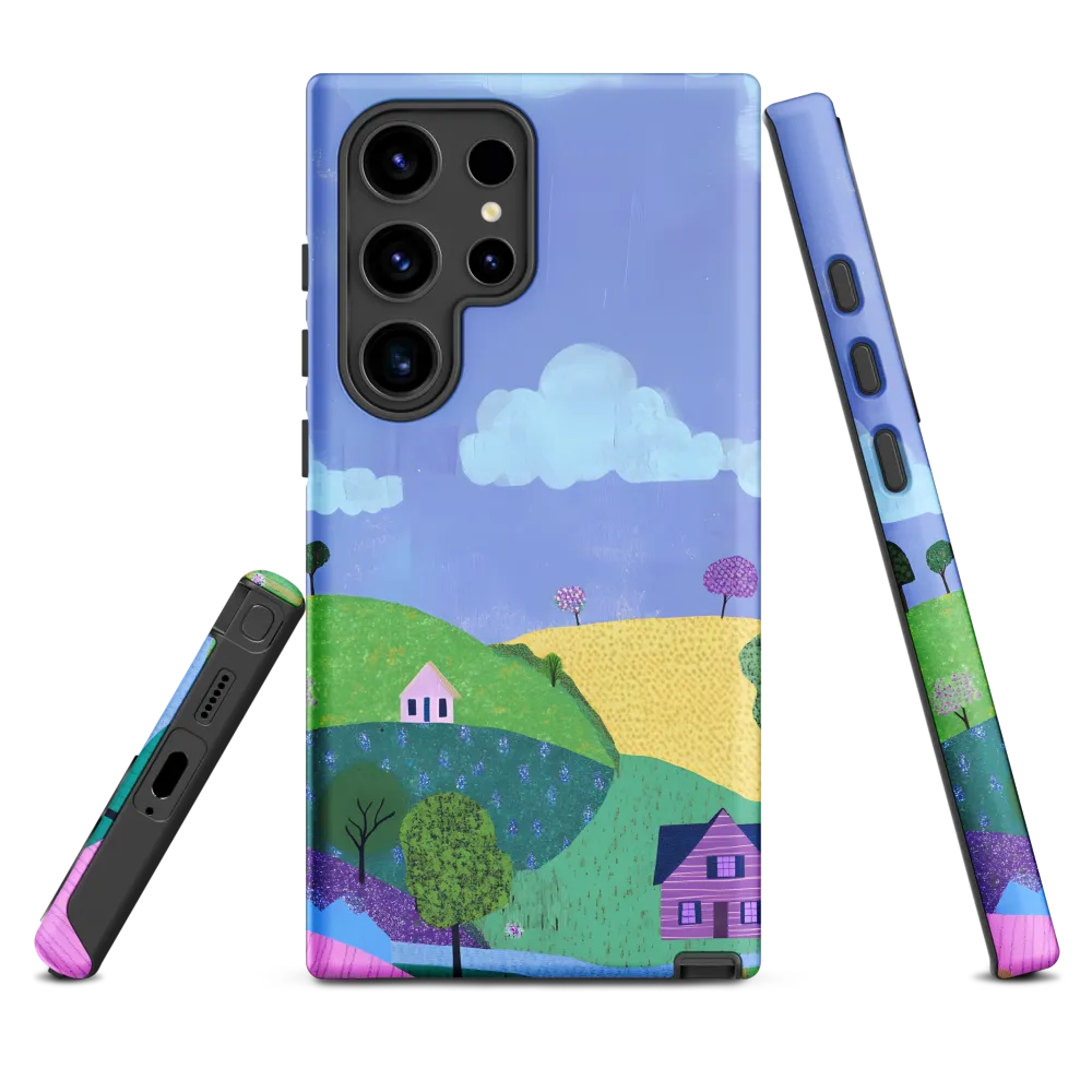 Whimsical Hills and Quaint Homes | Phone Case |  S24 Ultra | Tough Case | Matte