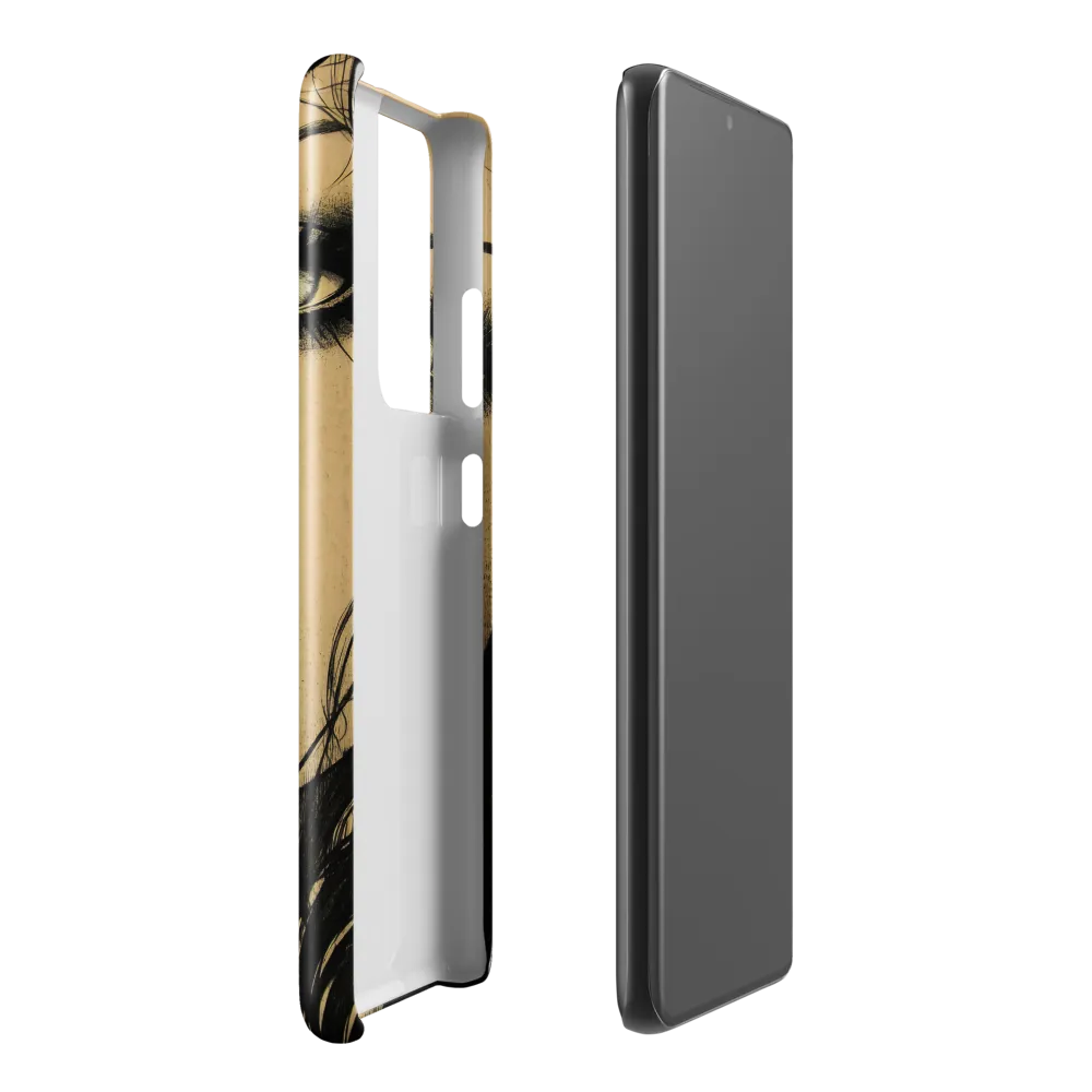 Enigmatic Gaze | Phone Case |  S21 Ultra | Snap Case | Glossy