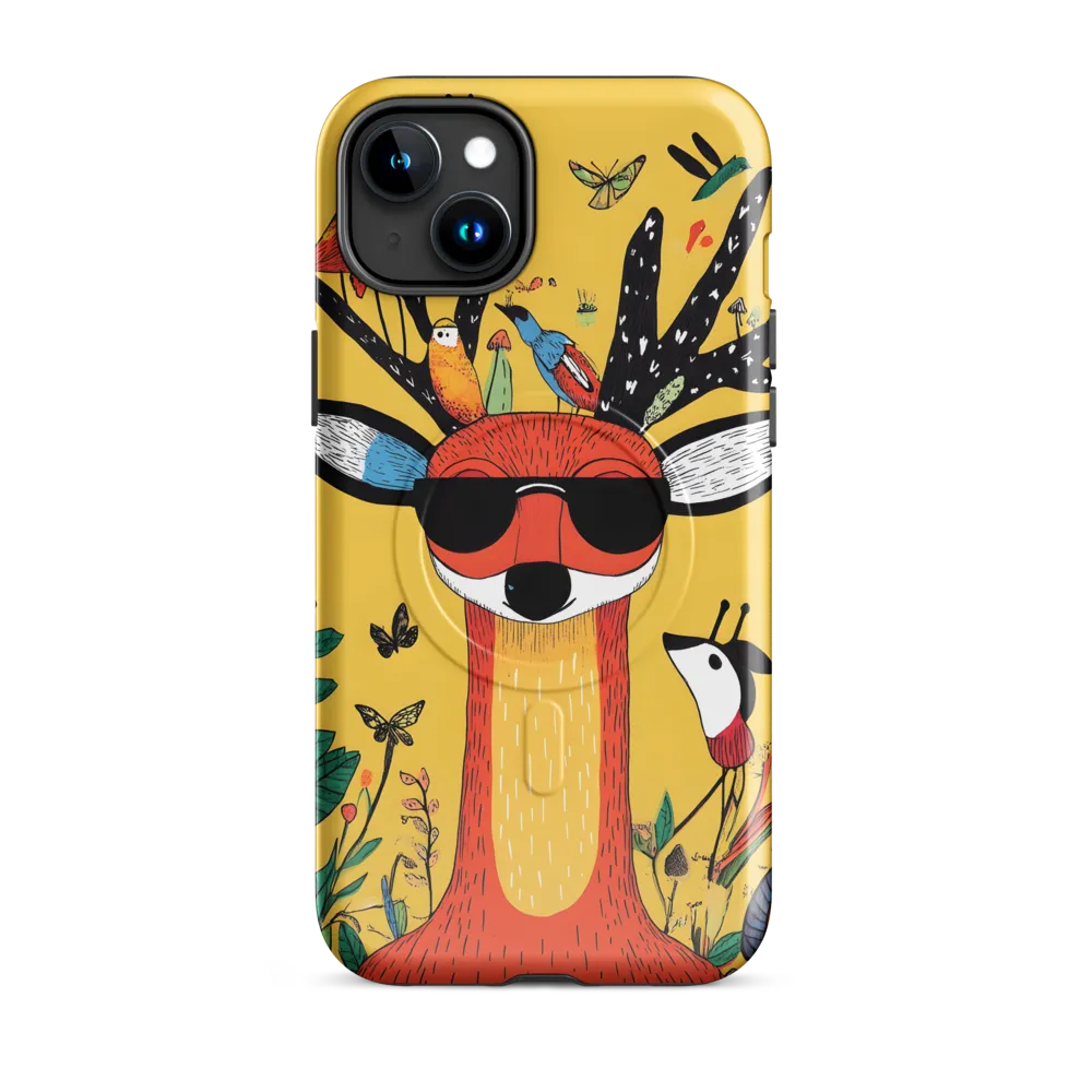 Playful Deer with Sunglasses