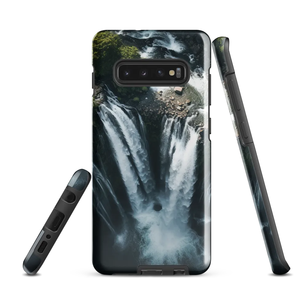 Nature's Power: The Cascading Waterfall | Phone Case |  S10 Plus | Tough Case | Glossy