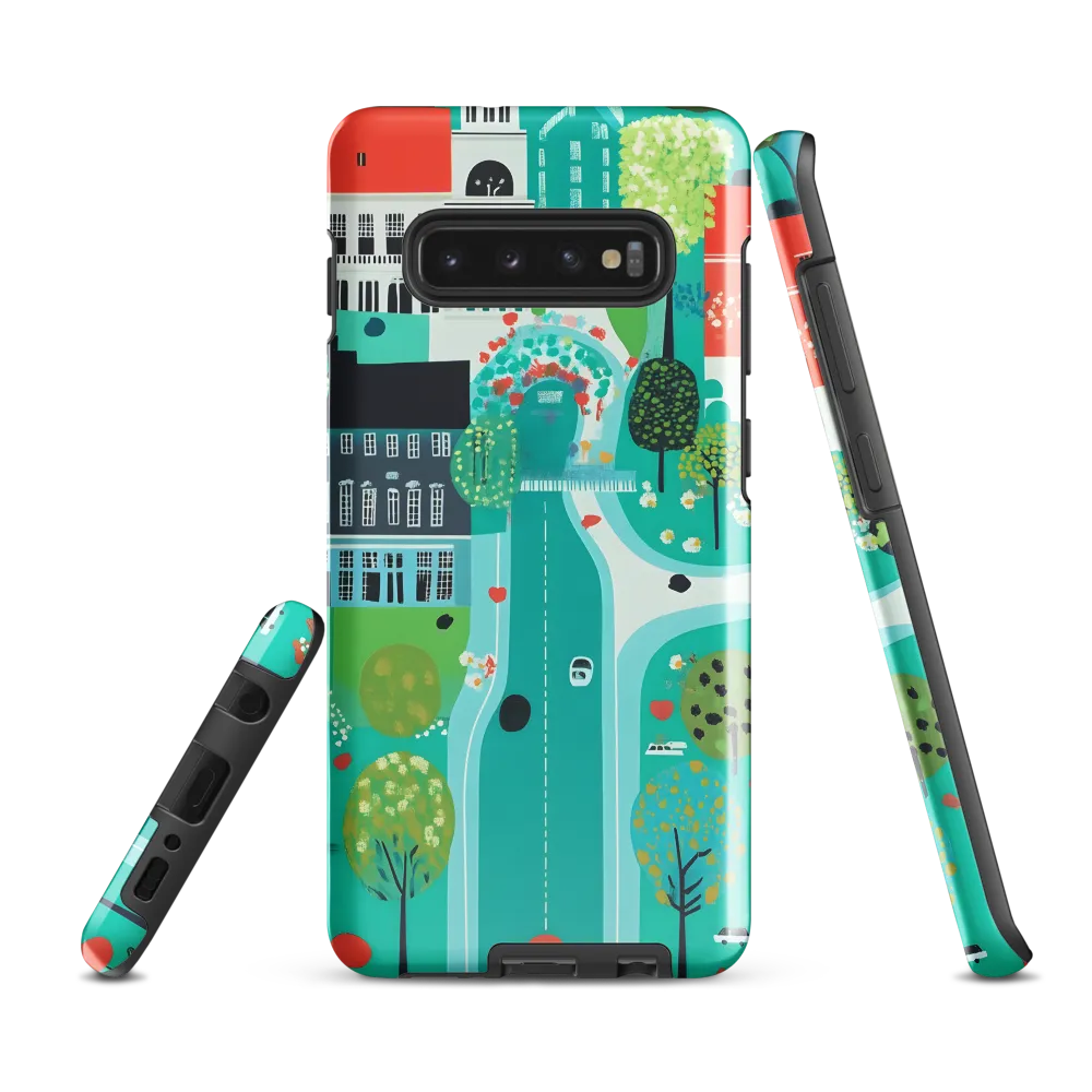 A Colorful Urban Symphony | Phone Case |  S10 Plus | Tough Case | Glossy