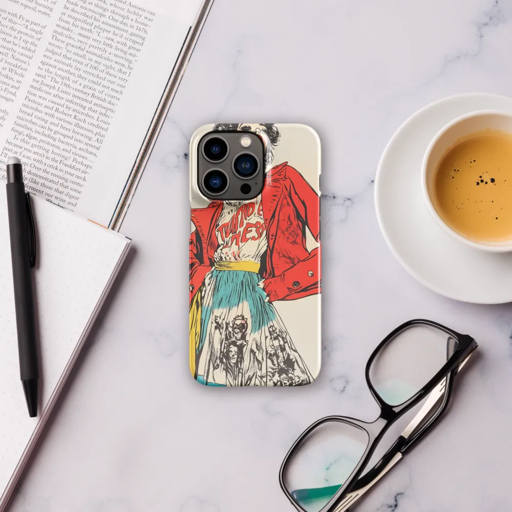 Vibrant Elegance: A Pop Art Fashion Statement