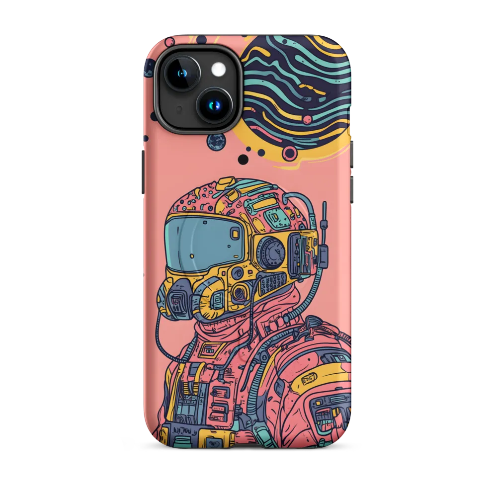 Exploration Beyond: A Digital Astronaut | Phone Case |  15 Plus | MagSafe® Tough Case | Matte