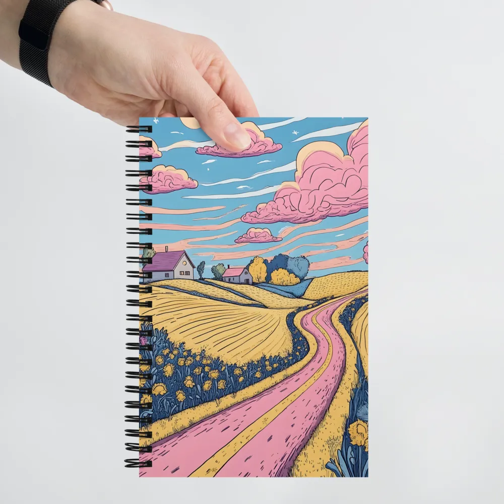 Idyllic Countryside Journey | Spiral Notebook