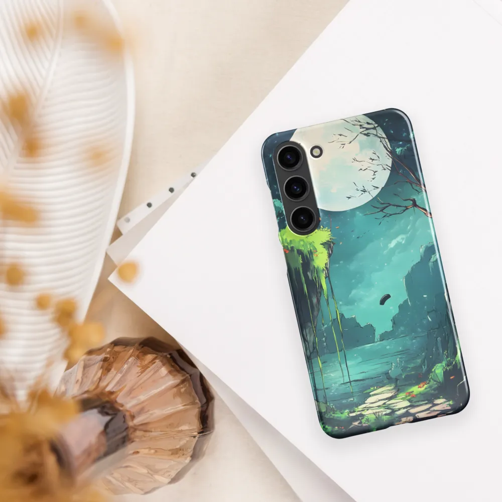 Moonlit Serenity: A Fantastical Landscape
