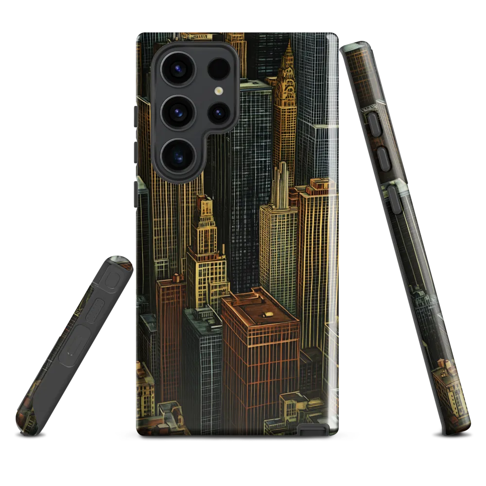 Urban Elegance: A Golden Cityscape