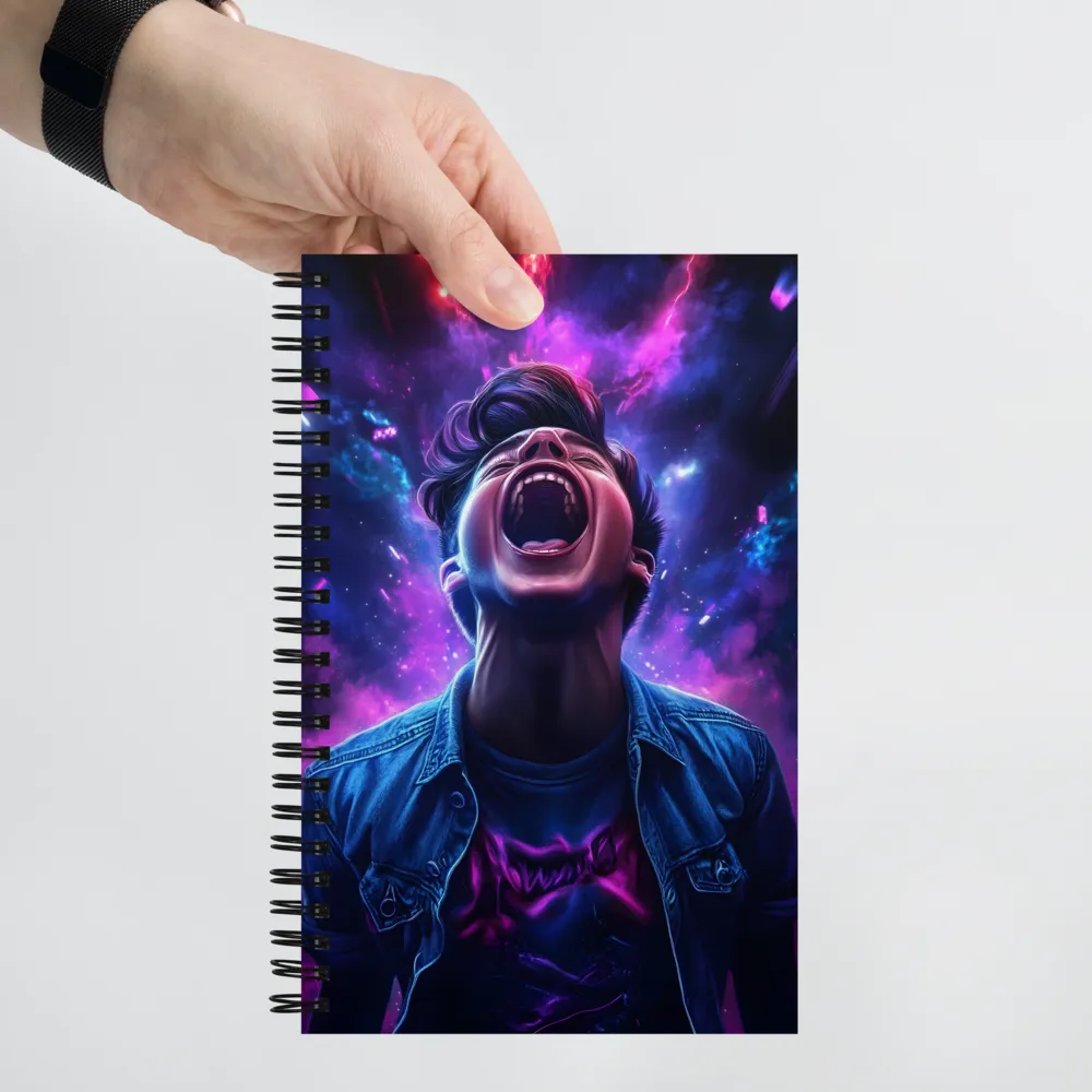 Cosmic Scream | Spiral Notebook