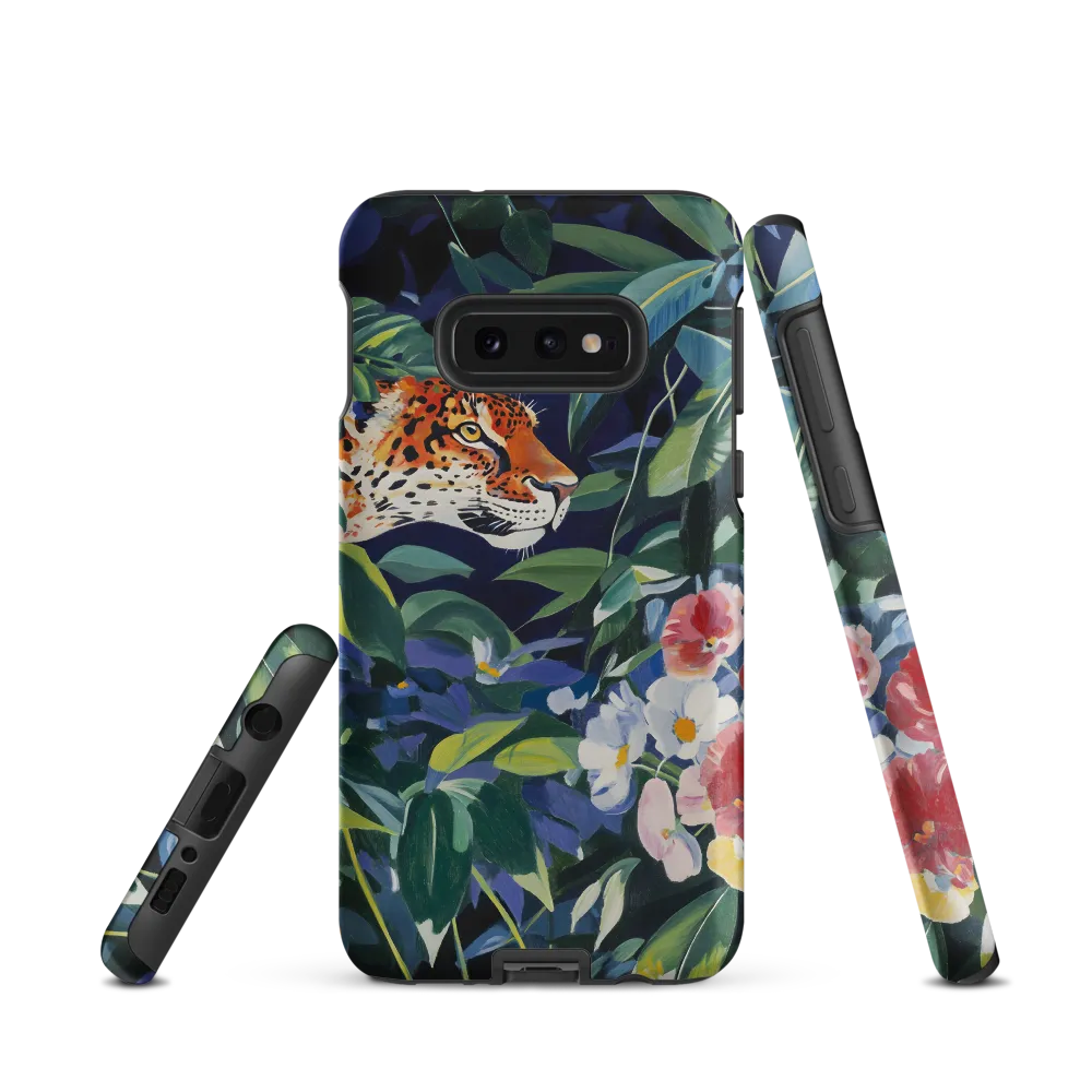 Hidden Majesty: The Jaguar Amongst Tropical Splendor | Phone Case |  S10e | Tough Case | Matte
