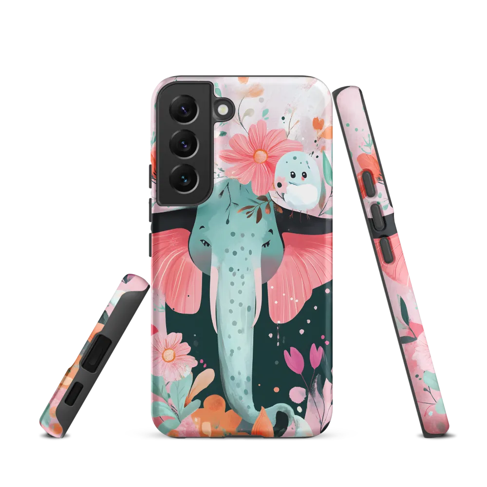 Whimsical Elephant in Bloom
