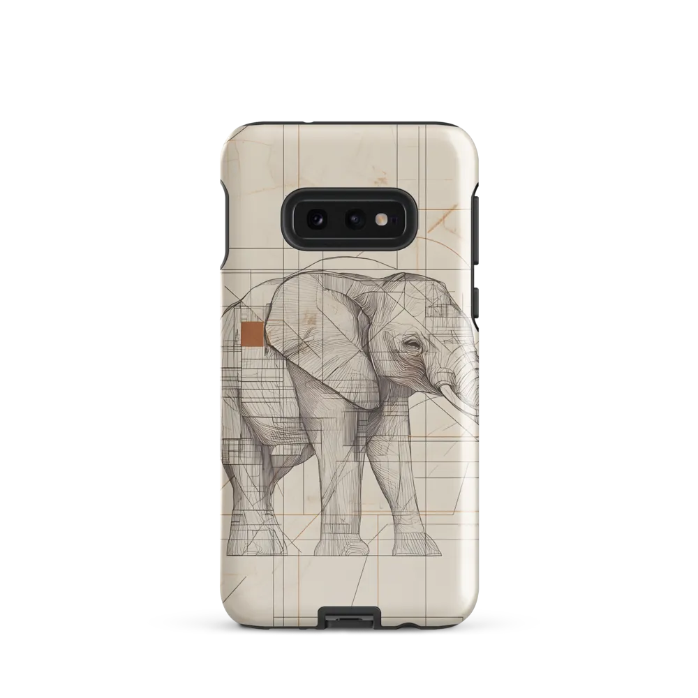 Geometric Elegance: The Steel Elephant
