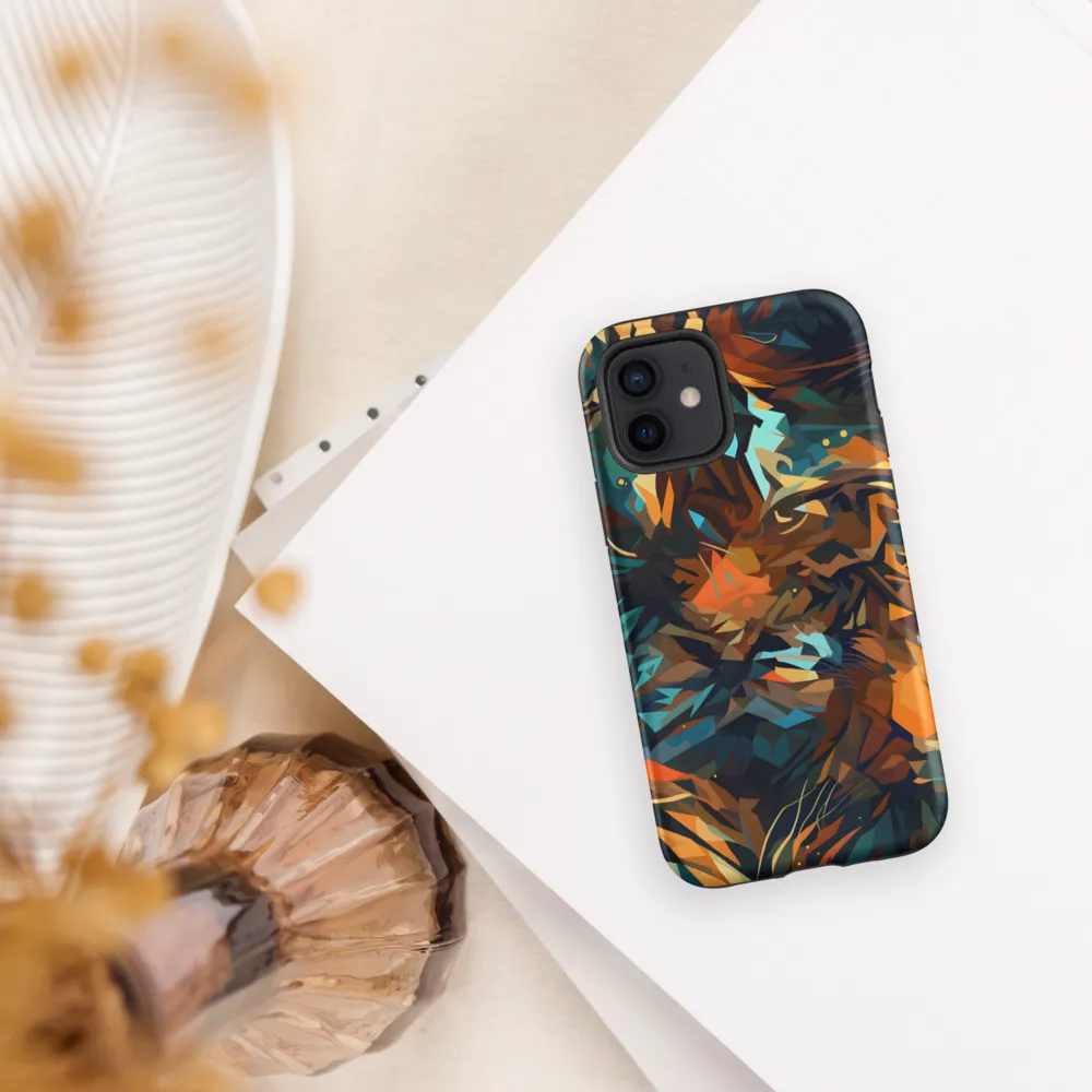 Wild Symphony: Abstract Tigers | Phone Case |  12 | Tough Case | Matte