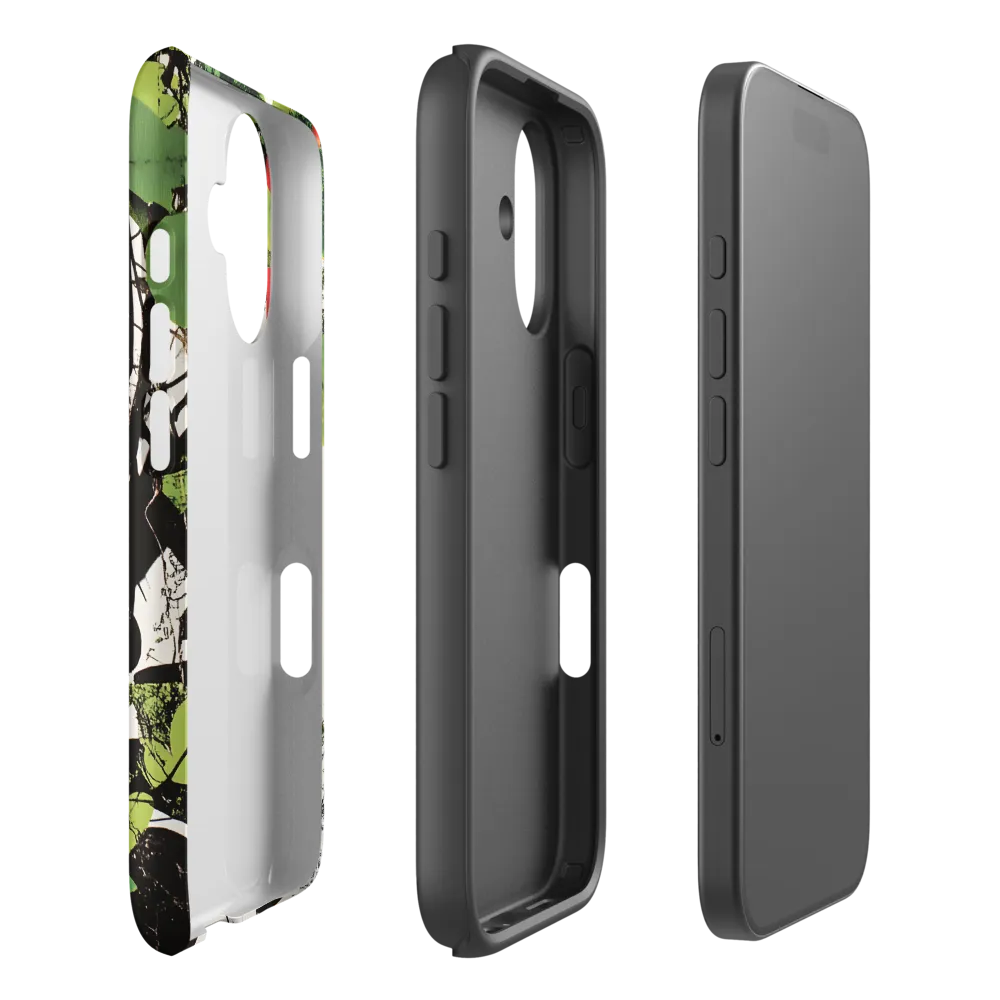 Nature's Geometry: A Contemporary Collage | Phone Case