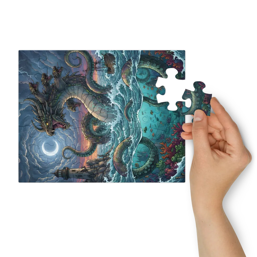 Moonlit Leviathan 
 Jigsaw Puzzle in Tin Box