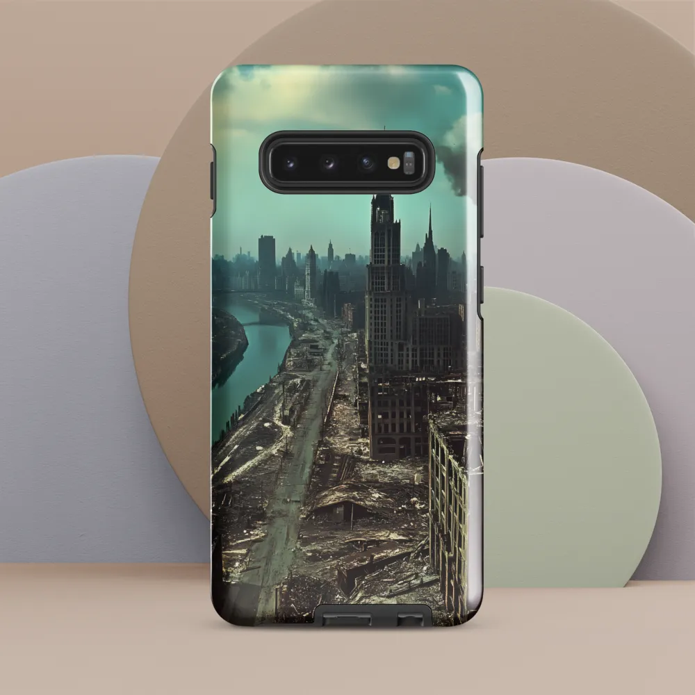 Urban Ruins: A Futuristic Reflection | Phone Case |  S10 Plus | Tough Case | Glossy