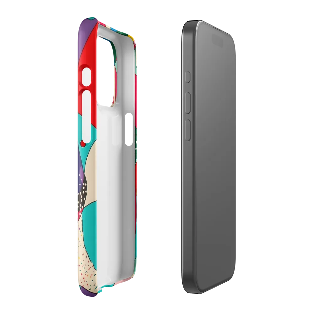Playful Geometry in Color | Phone Case |  15 Pro | Snap Case | Glossy