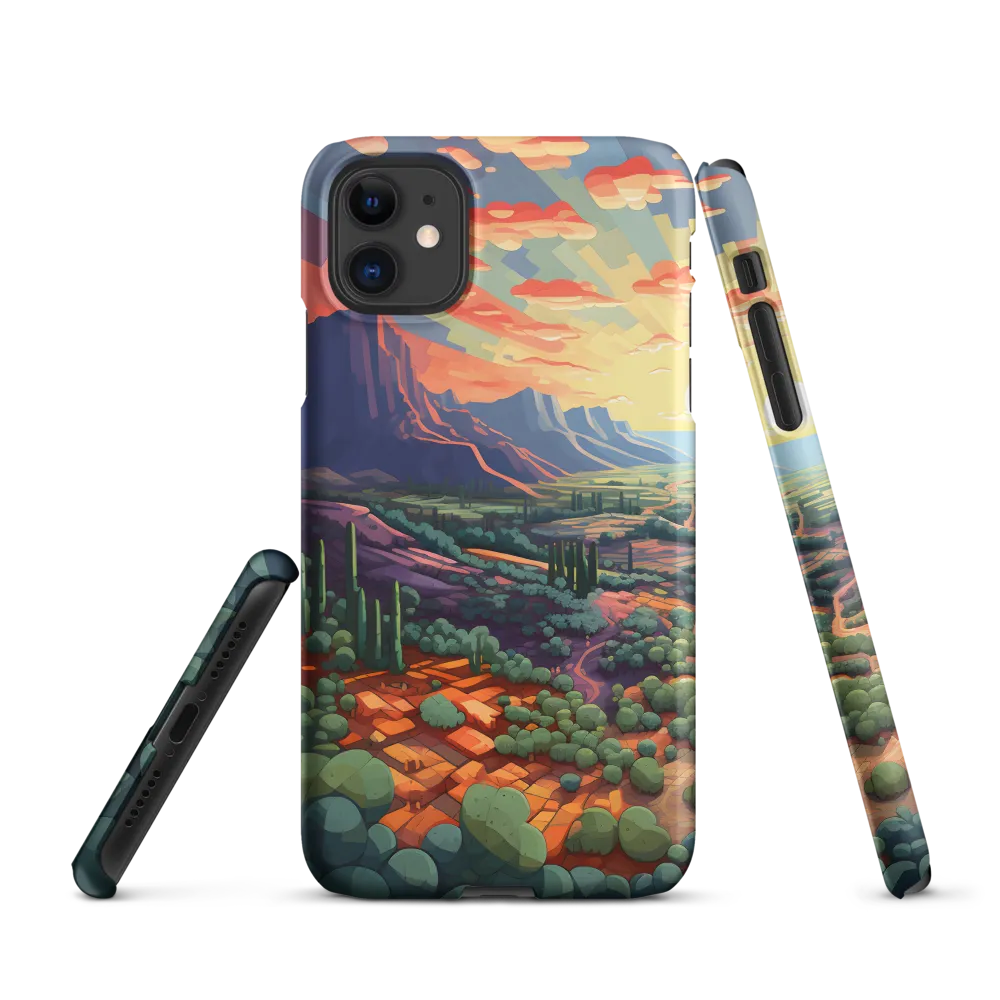 Desert Serenity at Dusk | Phone Case |  11 | Snap Case | Matte