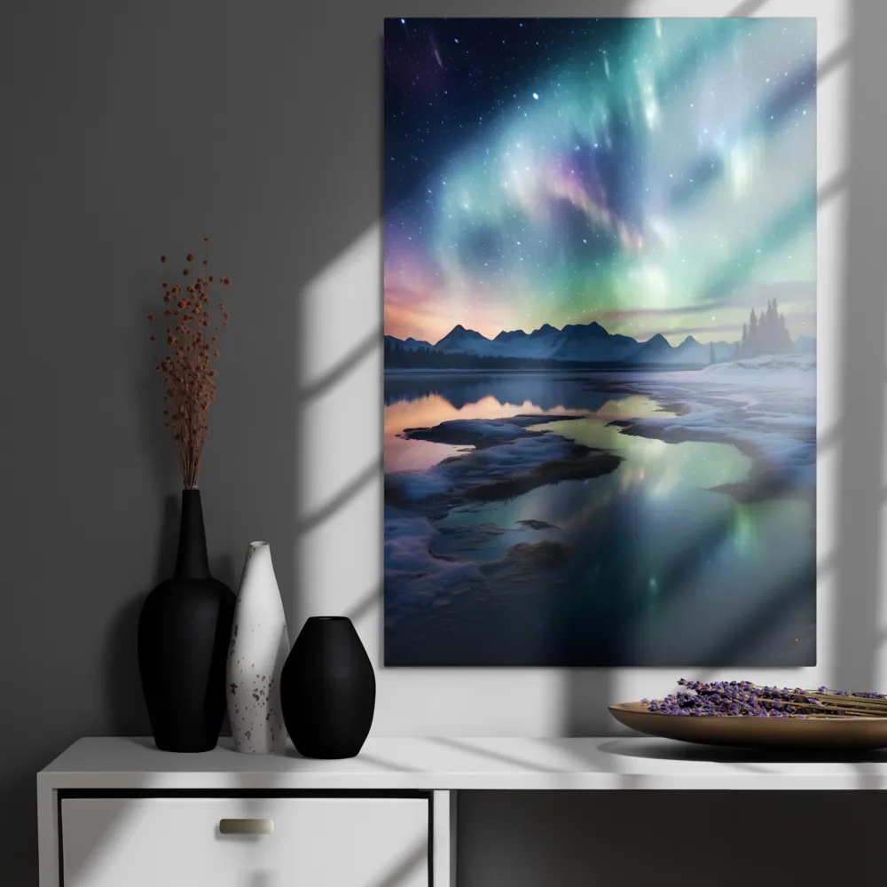 Ethereal Aurora: A Night Under the Stars