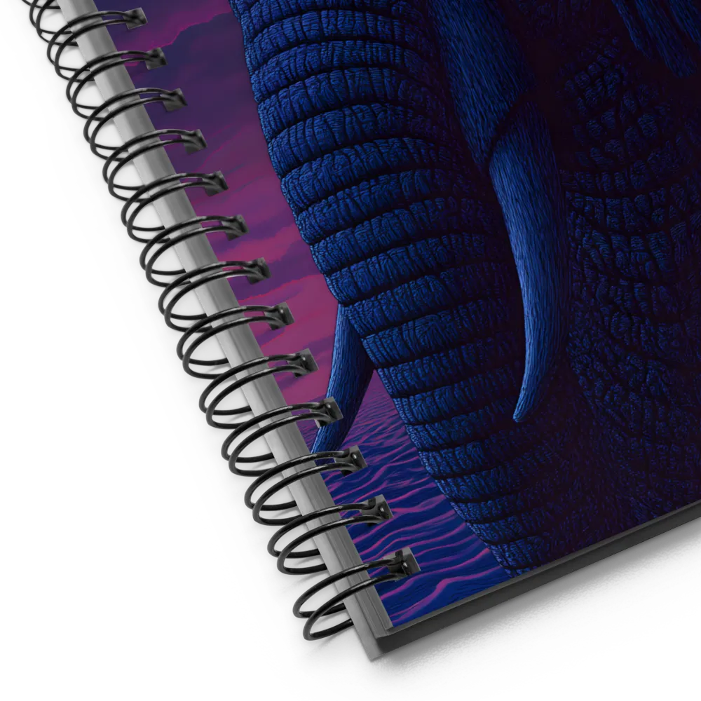 Harmony of the Blue Giant | Spiral Notebook