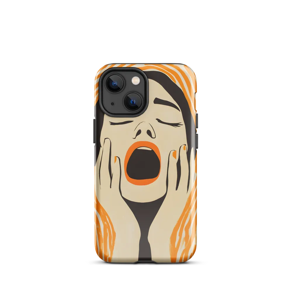 Echoes of Despair | Phone Case |  13 mini | Tough Case | Glossy